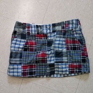 American Eagle Multi Plaid Mini Skirt